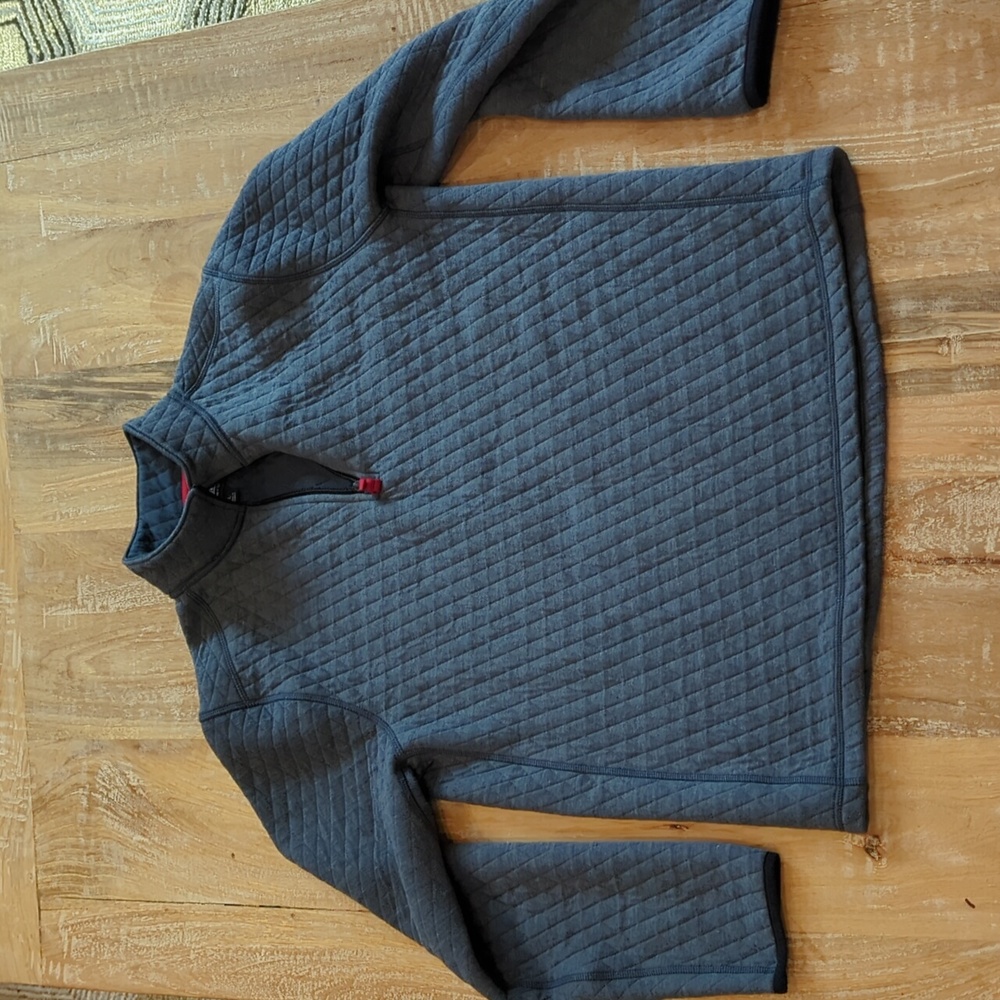 JCrew quarter zip sweater blue